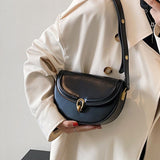 Weiyinxing Saddle Bags Luxury Designer Women Shoulder Bag Fashion Travel Small Crossbody Bag Trend Winter Small Purses and Handbags