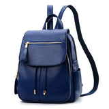 Weiyinxing Women 2023 New Women's Bag Korean Soft Leather Backpack Student Travel Bag