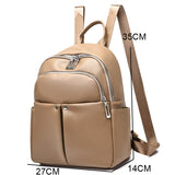 weiyinxing Fashion Leather Women Backpack Soft Large Backpacks Female High Capacity School Bags for Teenage Girls Designer Backpack