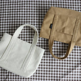 Weiyinxing Women Shoulder Bag Small Cotton Canvas Handbag Casual Tote Female Eco Crossbody Bag Cute Messenger Bags 2023