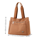 Weiyinxing Women Leisure Simple Waterproof Design Nylon Cloth Shoulder Bag Women Fashion Shopping Handbag Versatile Large Capacity Tote Bag