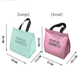 Weiyinxing Bag Insulated Cold Simplicity Picnic Carry Case Thermal Portable Lunch Container Lunch Box Bento Pouch Food Storage Bags