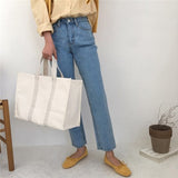 Weiyinxing Large Designer Bag for Women 2023 Canvas Tote Bags Travel Handle Handbags Shopper Casual White Beach Washable Shoulder Bag