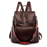 weiyinxing Anti-theft Women Backpacks Famous Brand High Quality Leather Female Backpack Ladies Large Capacity School Bag for Girls