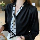 Weiyinxing Sleeve Blouse Women White Chiffon Blouse Shirt Tops Women Blusas Mujer De Moda 2023 Blouses Shirts Tops Blusa Camisas F360