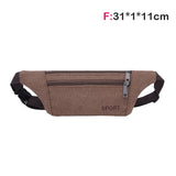 Weiyinxing Men'S Waist Bag Pack Messenger Bag Wallet Purse Reflective Sports Running Man Belt Pouch Canvas Designer Travel Shoulder Bag Man