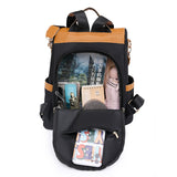 weiyinxing Bagpack Women High Quality Nylon Backpacks Female Big Travel BackBag Large School Bags for Teenage Girls Patchwork Bag
