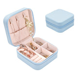 Weiyinxing Organizer Display Travel Jewelry Boxes Case Portable Locket Necklace Jewelry Box Leather Storage Earring Ring Holder