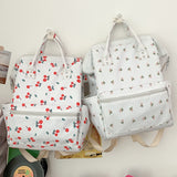 Weiyinxing Women Cute Printing Waterproof Laptop Book Bag Lady Fashion Female Travel Teen College Backpack Trendy Girl Kawaii Nylon Leisure