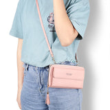 weiyinxing Women Shoulder Strap Bag Multifunction Long Wallet Fashion Tassel HandBag Hasp Card Holder Ladies Small Crossbody Cell Phone Bag