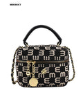 Weiyinxing luxury designer for women fashion crossbody bag summer casual canvas handbags 2023 new classic vintage shoulder shopping