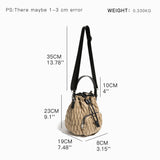 weiyinxing Nylon Quilted Buckets Bag Designer Padded Women Handbags Luxury Down Cotton Shoulder Crossbody Bags Casual Small Purses