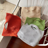 Weiyinxing Casual Woven Women Shoulder Bags Knitted Handbags Large Capacity Designer Shopper Totes Female Beach Travel Cotton Purses