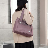 Weiyinxing Women Leisure Simple Waterproof Design Nylon Cloth Shoulder Bag Women Fashion Shopping Handbag Versatile Large Capacity Tote Bag