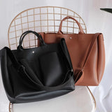 Weiyinxing new laptop Bag Simple Women Bag Ladies Brand pu Leather Travel Handbags Spring Casual Tote Bag Big Shoulder Bags For Woman