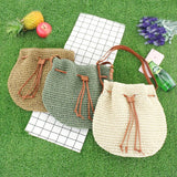 Weiyinxing Rattan Women Shoulder Bags Wicker Woven Large Capacity Tote Tassel Crossbody Bag 2023 Summer Beach Big Purses Travel Bag