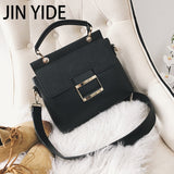 Weiyinxing Women Bag Vintage Shoulder Bags 2023 Buckle PU Leather Handbags Crossbody Bags for Women Famous Brand Spring Sac Femme