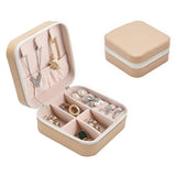 Weiyinxing Organizer Display Travel Jewelry Boxes Case Portable Locket Necklace Jewelry Box Leather Storage Earring Ring Holder