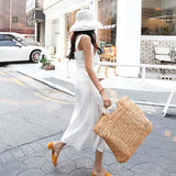 Weiyinxing Bag Women Summer Beach Bag Large Capacity Ladies Handbags Handmade Straw Bag Bohemian Rattan Travel Tote сумки женские