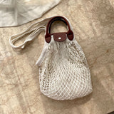 weiyinxing Hollow Women Shoulder Bags Designer Handmade Woven Handbags Fishnet Summer Beach Bags Large Tote Bali Shopper Purses 2023