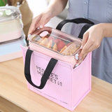 Weiyinxing Bag Insulated Cold Simplicity Picnic Carry Case Thermal Portable Lunch Container Lunch Box Bento Pouch Food Storage Bags