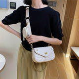 Weiyinxing PU Leather Shoulder Bag For Women 2023 new purse and Handbags Female Travel Crossbody Bag ladies chain Sling bag 2 PCS/SET