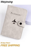 Weiyinxing Passport Holder Covers Case Waterproof Travel Credit Card Wallet Cute Passport Book for Women/Men Passport Card Case