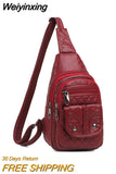 Weiyinxing Women Bags Crossbody Bags Designer Messenger Bags Ladies Chest Bag Small Bag for Girls 2023 New Fashion Shoulder Bags Pu Handbag