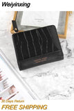 Weiyinxing Crocodile Pattern Women's Wallet PU Leather Purse Card Coin Handbags Female Multi-pocket Pouch Lady Shopping Purse