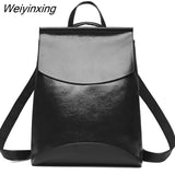 Weiyinxing New Fashion Women Backpack High Quality Youth Leather Backpacks for Teenage Girls Female School Shoulder Bag Bagpack mochila