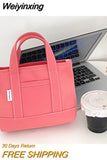 Weiyinxing Women Shoulder Bag Small Cotton Canvas Handbag Casual Tote Female Eco Crossbody Bag Cute Messenger Bags 2023