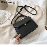 Weiyinxing Pattern PU Leather Crossbody Bags For Women 2023 Small Messenger Bag Lady Flap Shoulder Bag Luxury Handbag and Purse bolso