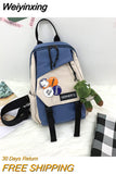 Weiyinxing Bag Female Cross Body Bag Sports Student Shoulder Bag Casual Male Cross Body Bag Japanese Small Backpack