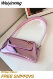 Weiyinxing Flap Crossbody Bag For Women 2023 Trend Women Bright color Leather Designer Handbags and Purses Small Shoulder Side Bags