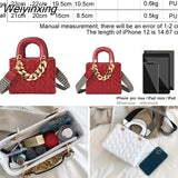 Weiyinxing Crossbody Bags For Women 2023 Dress Totes Women's Handbag Chain Stylish Lady Messenger Bag Wide Straps Shoulder Bag