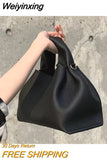 Weiyinxing Large Shoulder Side Bag for Women 2023 Trend Designer Winter Simple Solid Color Big High Capacity Tote Bags Handbags