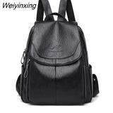 Weiyinxing Luxury Brand Women Backpack High Quality Leather Backpacks Travel Backpack Fashion School Bags for Girls mochila feminina