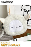 Weiyinxing Style Kawaii Bag Women Cartoon Plush Shoulder Bag For Women Crossbody Bag Small Phone&Purse Bag