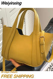 Weiyinxing Large Capacity Fashion Bucket Handbags 2023 Luxury Designer Classic Vintage Crossbody Bags For Women Summer Casual Shoulder