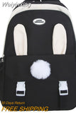 Weiyinxing Travel Pink Girl School Bag Female Cartoon Laptop College Backpack Cute Ladies Book Bag Fashion Women New Backpack Trendy