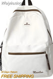 Weiyinxing Women Waterproof Cute Student Backpack Fashion Girl Travel School Bag Female Laptop College Backpack Cool Lady Leisure Book Bags
