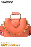 Weiyinxing Women's Handbags High Quality PU Leather Bucket Crossbody Bags Fashion Classic Women's Shoulder Bags Lady Travel Tote Bag