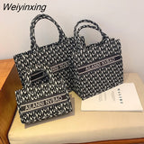 Weiyinxing Women's Totes Famous Brand Design Hand Bags Classic Luxury Crossbody Bag For Women 2023 Laptop Handbag Big Messenger Purse