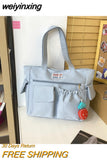 weiyinxing Fashion Women Shoulder Bag for College Girls Bookbag Cute Casual Waterproof Make Up Bag Kawaii Summer Sweet Schoolbag