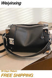 Weiyinxing Women Bag Vintage PU Leather Women Handbag Fashion Pillow Crossbody Bag Large Capacity Female Designer Shoulder Bag High Quality