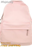 Weiyinxing Women Fashion Laptop Green Waterproof College Backpack Girl Nylon Kawaii School Bag Female Travel Book Bag Lady Teen Trendy