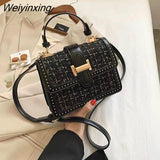 Weiyinxing luxury fashion handbags new trend fashion shoulder bag messenger small square bag