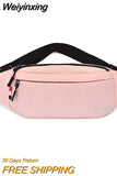 Weiyinxing Waist Bags Casual Functional Belt Bag Women Fanny Packs Large Pouch Phone Money Belt Bag Travel Hip Cross Body Bags for Men
