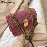 Weiyinxing Handbags Women Bags Designer Shoulder Vintage Velvet Chain Evening Clutch Bag Messenger Crossbody Bags for Women 2023