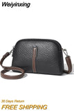 Weiyinxing Women Bag Genuine Leather Shoulder Bags Quality Messenger Female Vintage Handbags Middle Aged Women Gift Simple Pack Designer